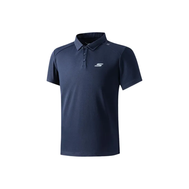 Skechers Polo Shirt Men's Navy Blue-0