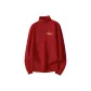 [Thickened and Fleece-Lined]Burgundy (M02 New Year Snake Chest Logo)