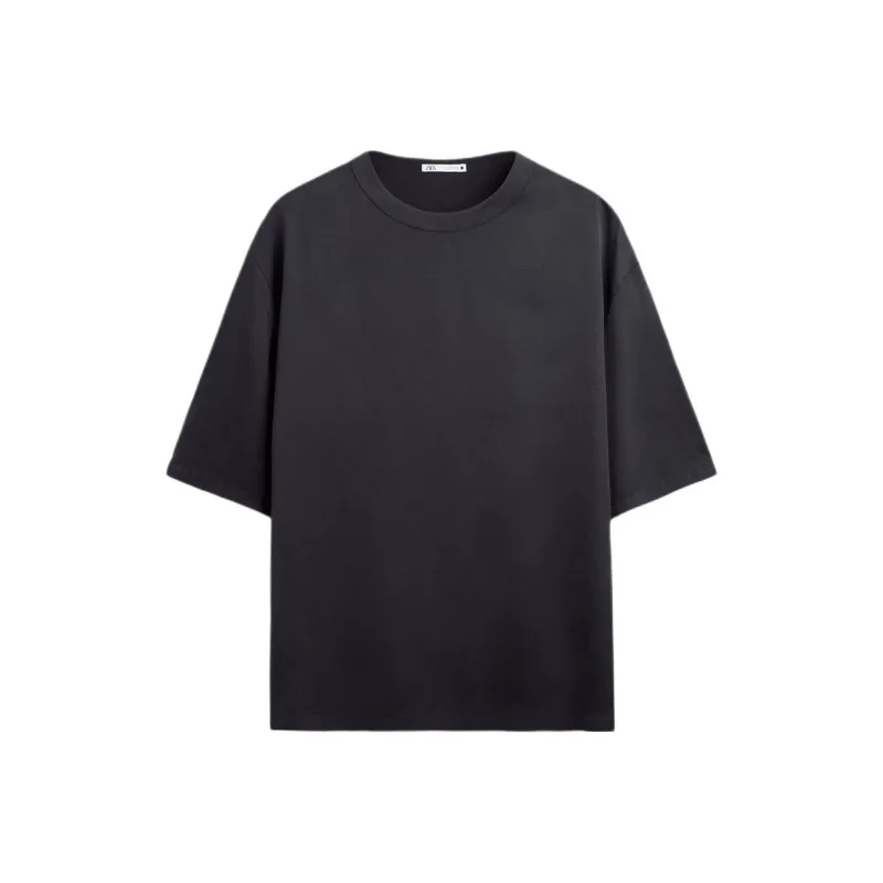 ZARA T Shirts Men Black-0