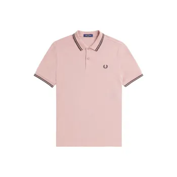 FRED PERRY Polo Shirt Men Dark Rose