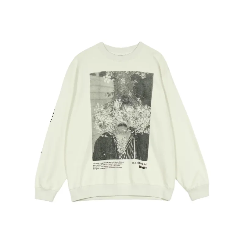 Marimekko Sweatshirt Unisex Gray White-0