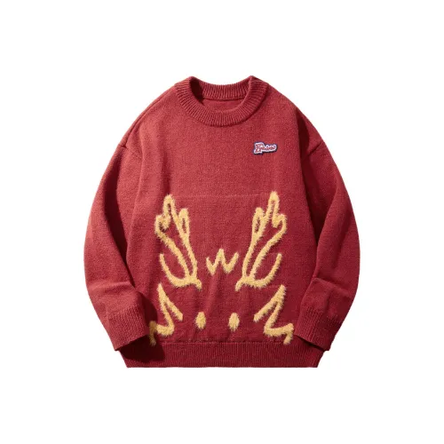 EMINU Year Of The Dragon CNY Series Knitwear Unisex Red