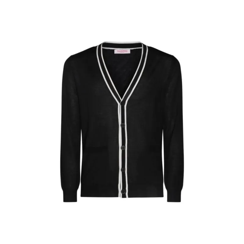 Valentino V Neck Long Sleeved Cardigan-0