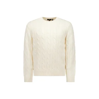 THEORY Sweaters Men Ecru
