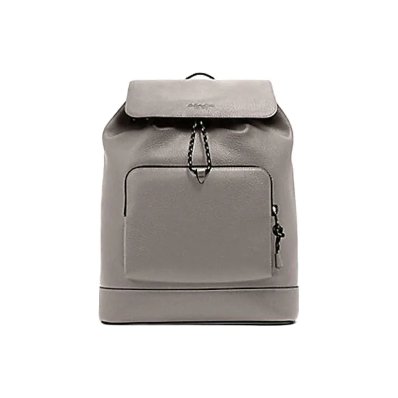 COACH Turner Pebbled Leather Backpack Regular Women's Gray-0