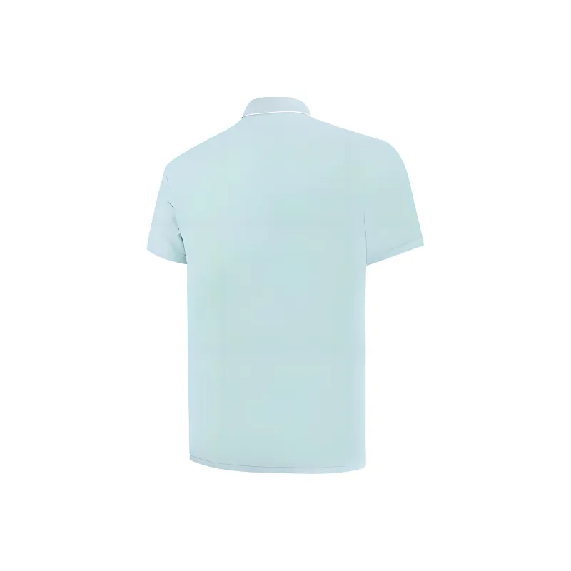 LiNing Polo Shirt Men's Light Turquoise-1