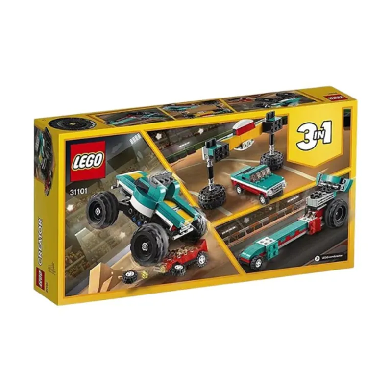 LEGO LOGO Creator Giant Wheel Off Road Vehicle Building Blocks 163pcs 31101-1