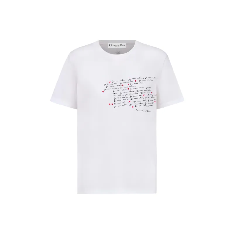 DIOR T Shirts Men White-0