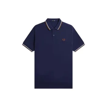 FRED PERRY Polo Shirt Men Marine Blue