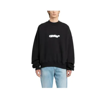 OFF WHITE Logo Printed Crewneck Sweatshirt