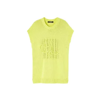 VERSACE Intarsia knit Logo Vest