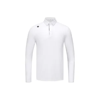 DESCENTE Long Sleeved Polo Shirt Men's
