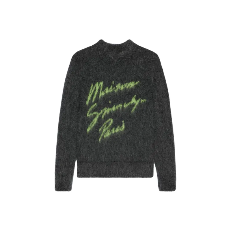 Givenchy Logo Jacquard Brushed Sweater-0
