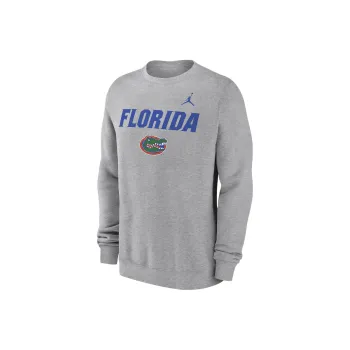 JORDAN Florida Gators Primetime Primary Stack Men's JORDAN College Pullover Crew