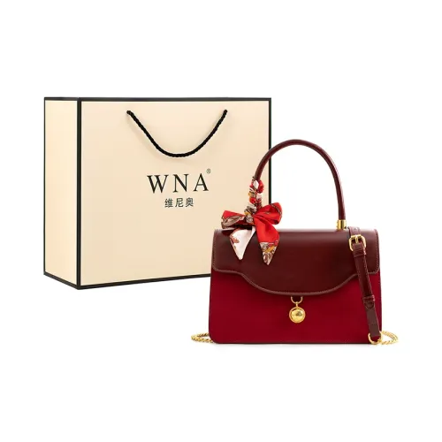 Vigno Synthetic Leather Handbag One Shoulder Crossbody Bag Women's Red