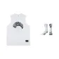 Mist White+1 Pack Basketball Socks (Style Random Color)