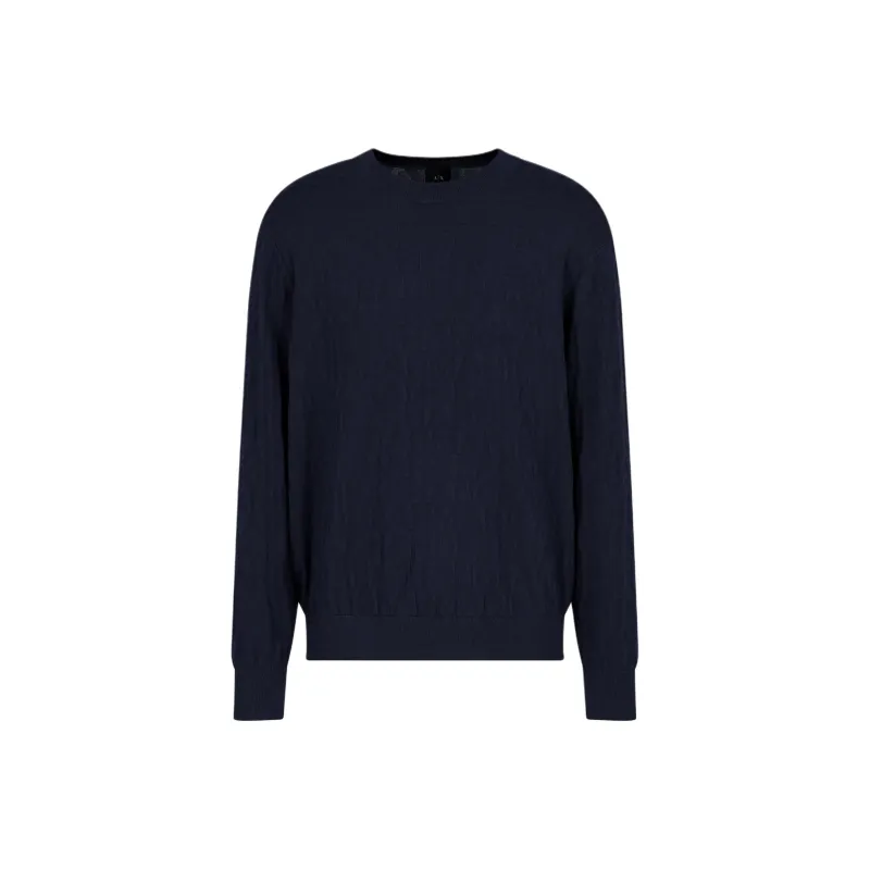 ARMANI EXCHANGEAE FW24 Knitwear Men's Marine Blue-0
