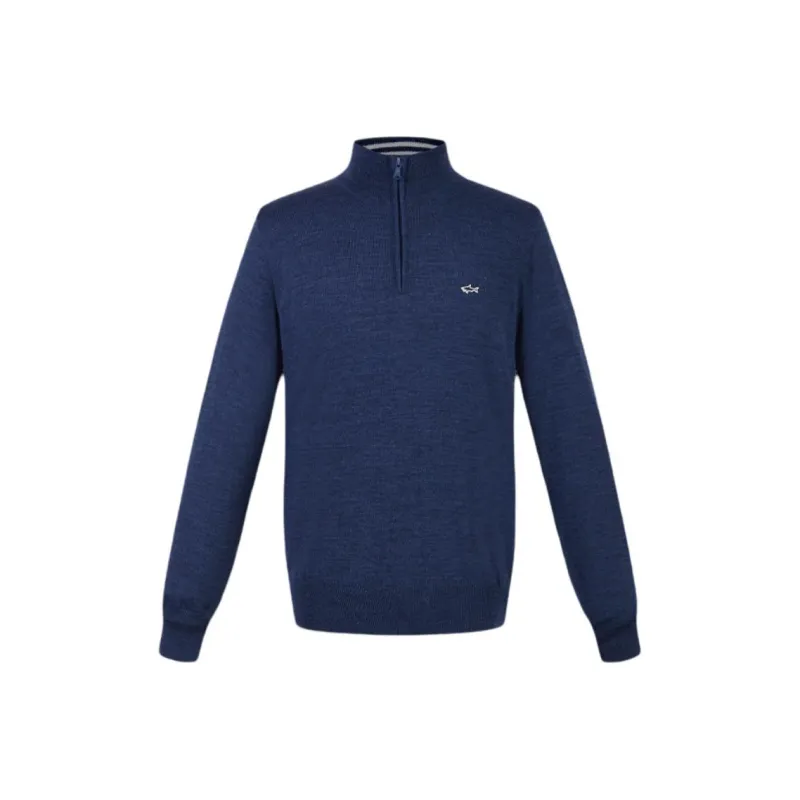 Paul & Shark Yachting Sweater Men's Gray Blue-0