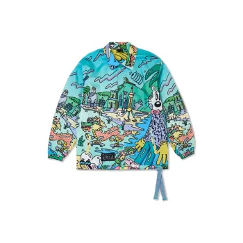 Steven Harrington X LINING Skateboard Jackets Unisex Green