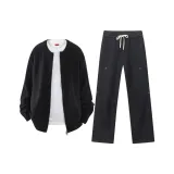 Clothing Sets (Black Top+Black Pants)