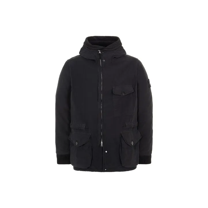 STONE ISLAND Jackets Men Black-0