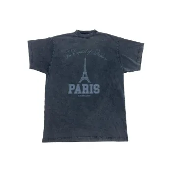 Balenciaga T Shirt Regular Fit Men's Black