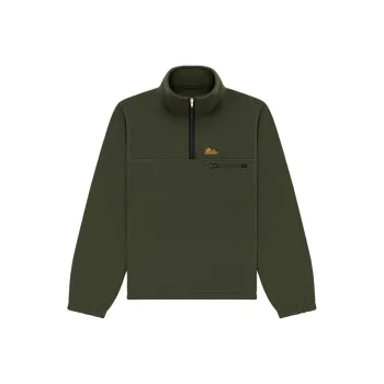 AIME LEON DORE Unisphere Quarter Zip Fleece Pullover