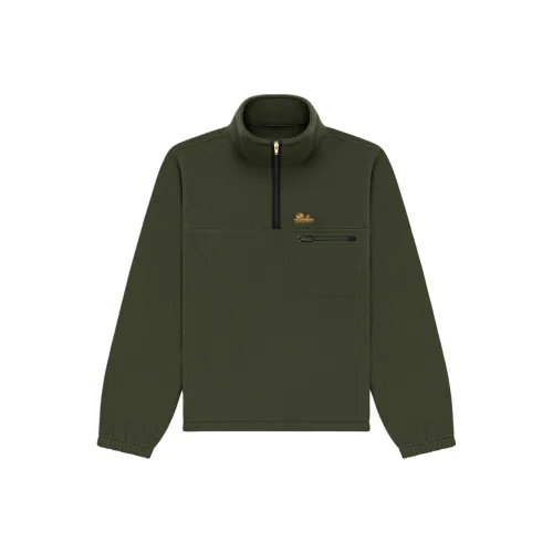 AIME LEON DORE Unisphere Quarter Zip Fleece Pullover