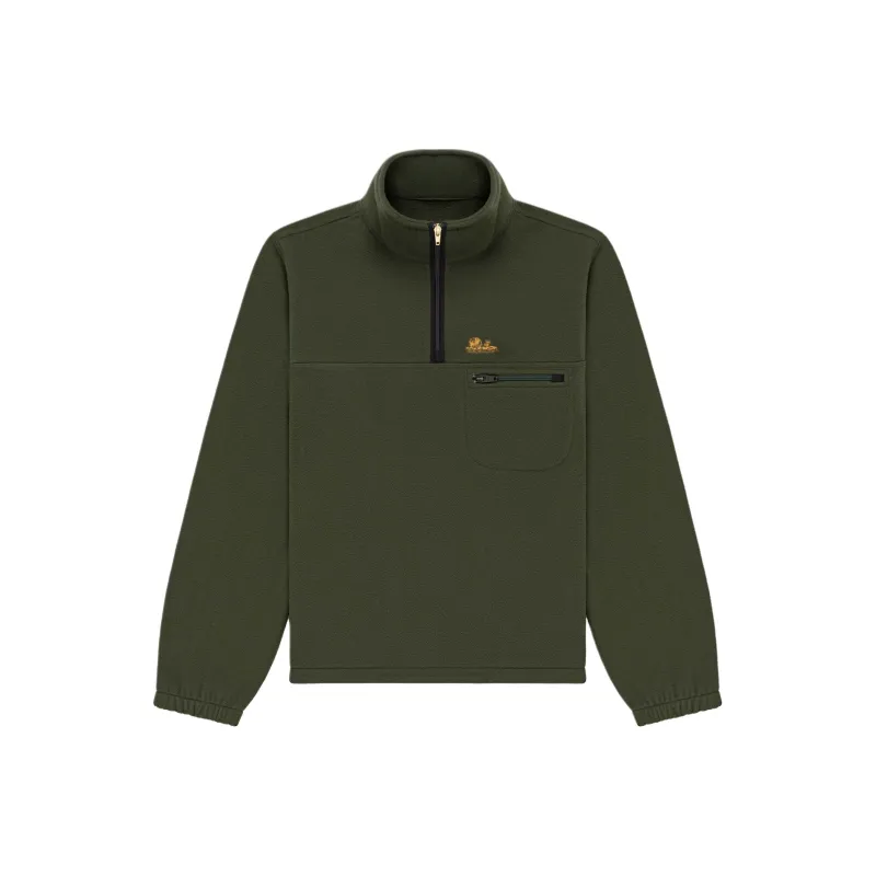 AIME LEON DORE Unisphere Quarter Zip Fleece Pullover-0