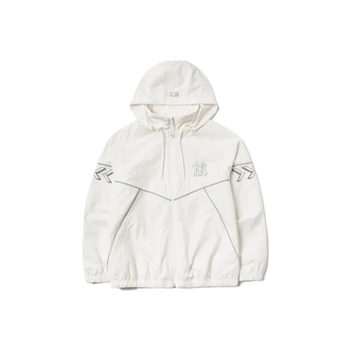 MLB New York Yankees Jackets Unisex Ivory White-0