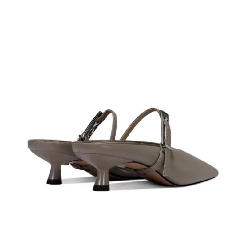 JESSICA SOPHIA Rubber Sole Abrasion Resistant Slip Resistant Closed Toe Slippers Women's-3