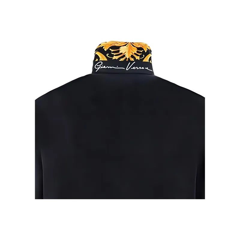 VERSACE Jackets Coats Men's Black-5
