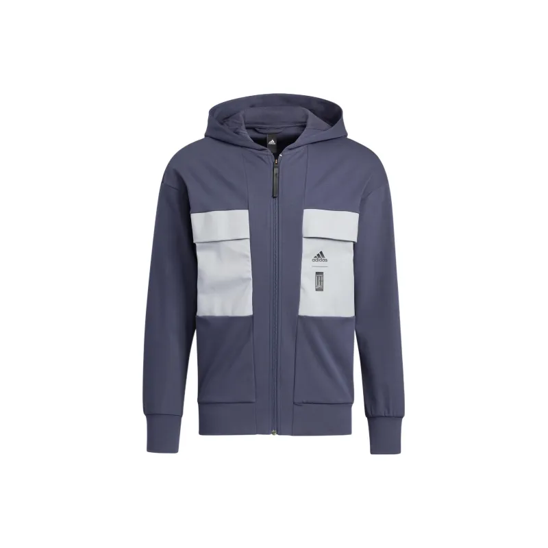 Adidas Wuji Series Jacket Men's Navy Blue-0