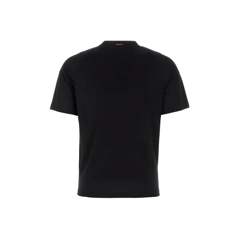Zegna Short Sleeved Crewneck T Shirt-1