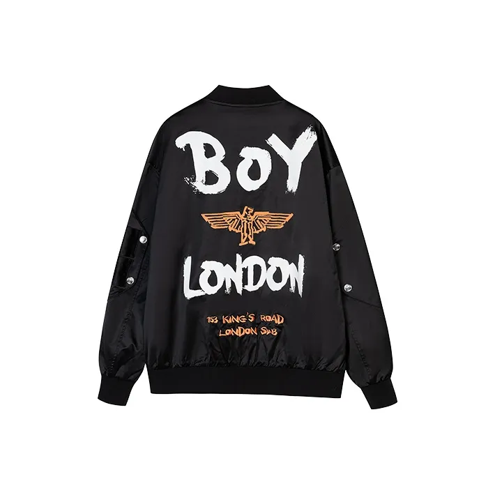 Boy London FW21 Loose Fit Jacket Unisex Black-0