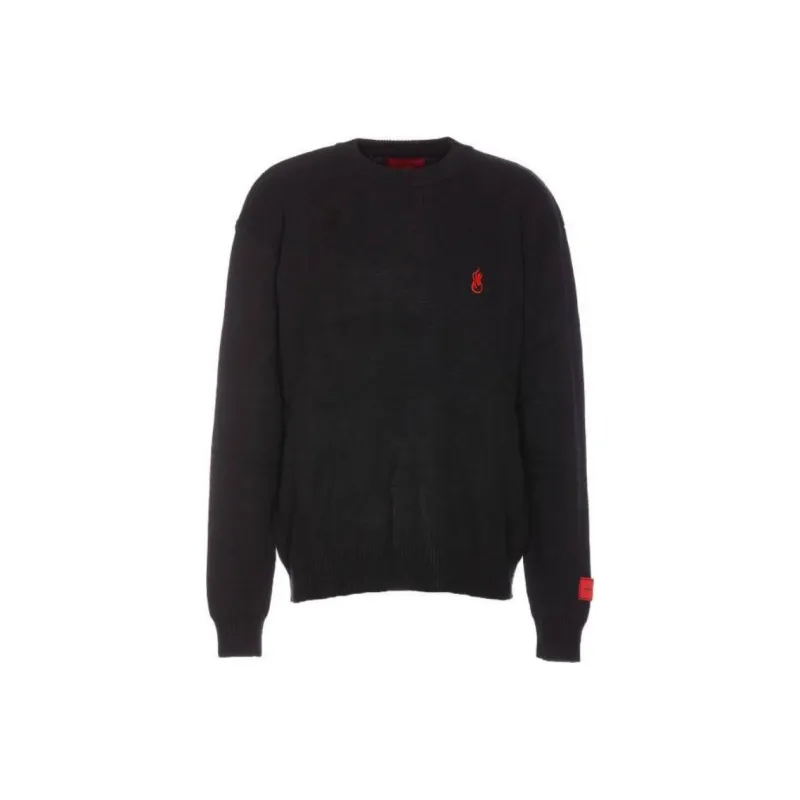 Vision Of Super Logo Embroidered Crewneck Jumper-0