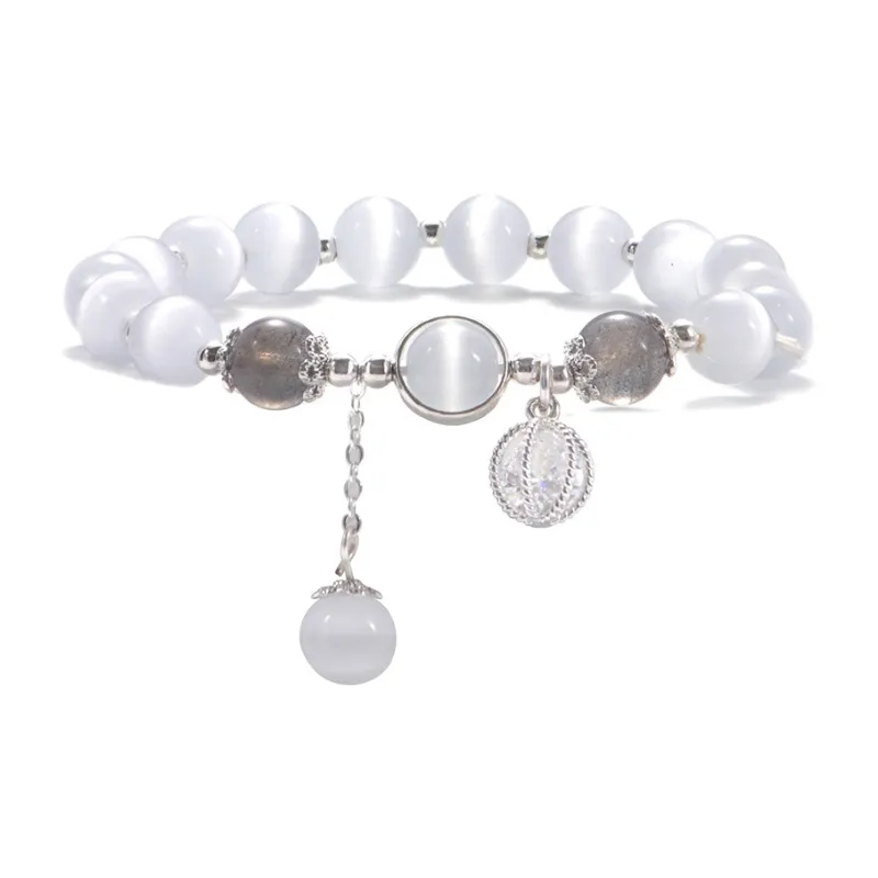 MEOBURLIY Colored Glaze Bracelets Women's-1