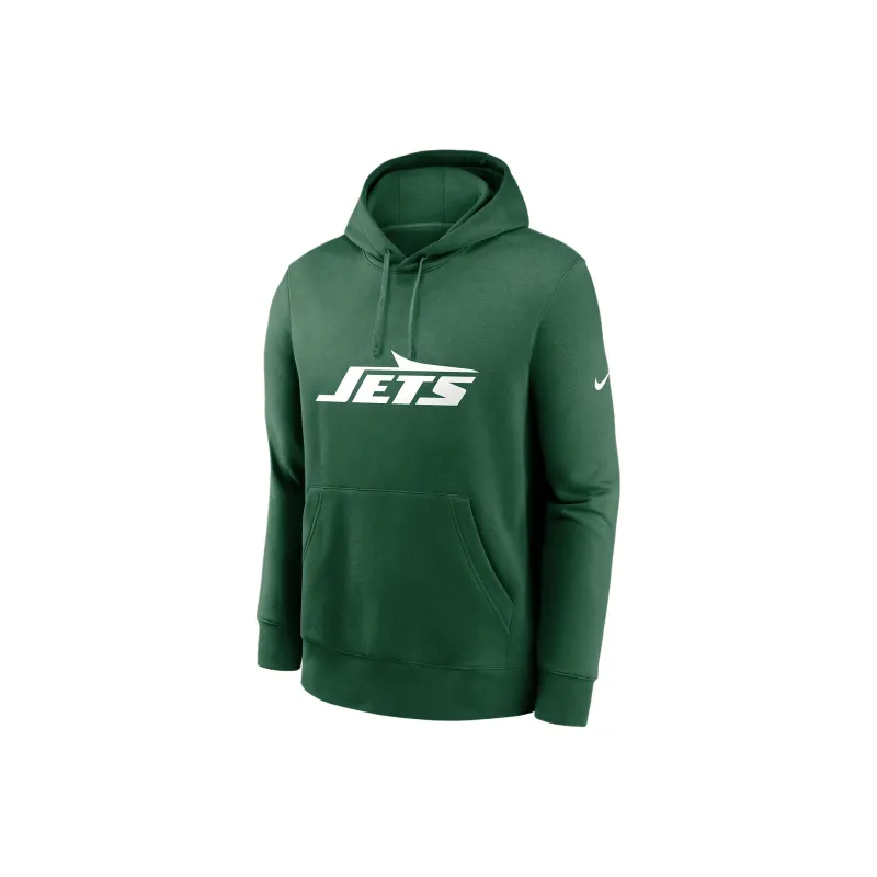 Nike New York Jets Club Logo Men's Nike Nfl Pullover Hoodie-0