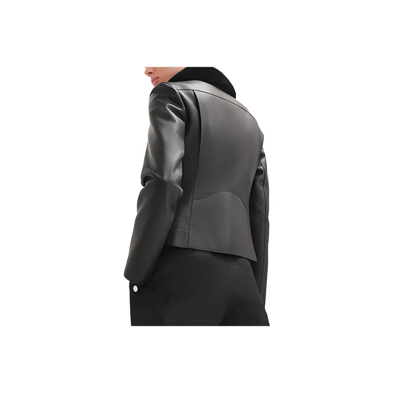 HERMES Leather Jackets Men Black-1