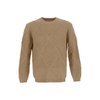 BALLANTYNE Textured Cotton Jumper