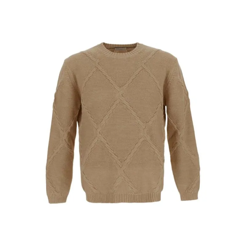 BALLANTYNE Textured Cotton Jumper-0