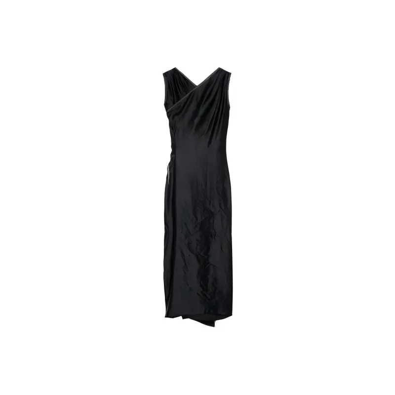 ZARA Sleeveless Dress Women's Black-1