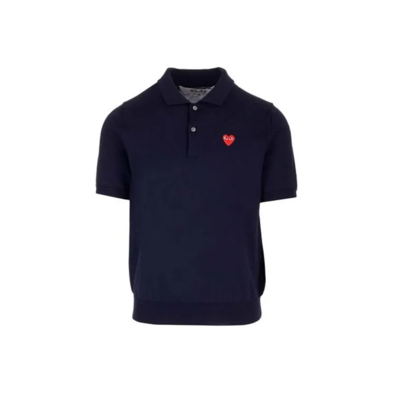 CDG Polo Shirts Men Blue-0