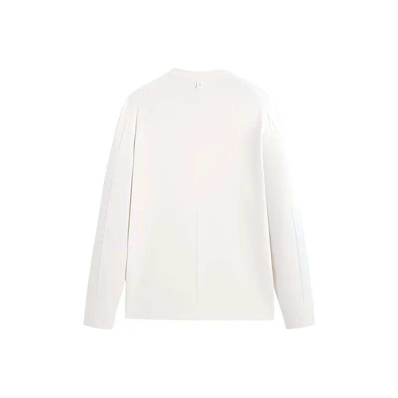 PEACEBIRD MEN Sweater Unisex White-1
