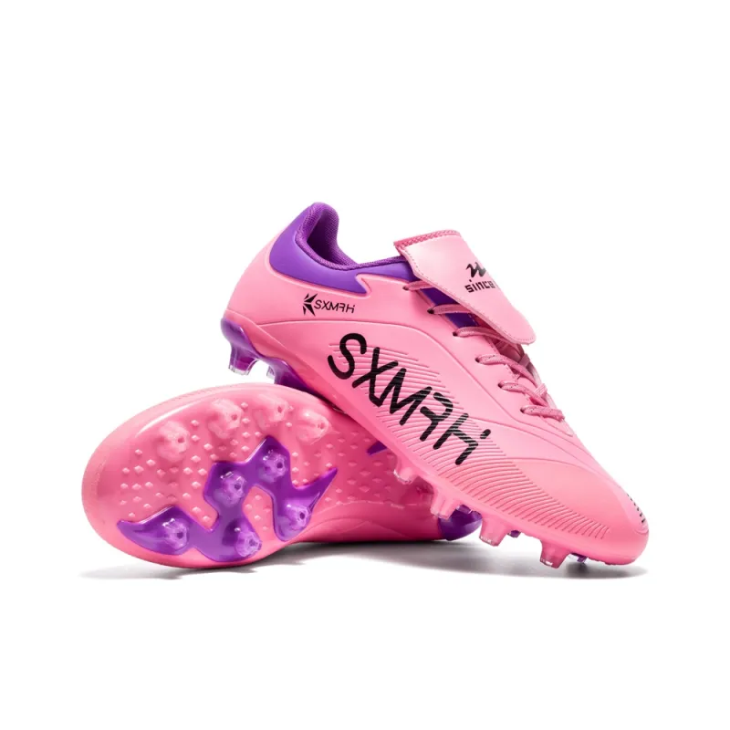 Binary FG Firm Ground Cushioning Support Abrasion Resistant Lightweight Slip Resistant Soccer Shoes Unisex-8