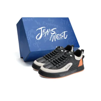 JEANSWEST Slip on Shoes Slip Resistant, Abrasion Resistant, Breathable Low Top Skateboard Shoes Men's