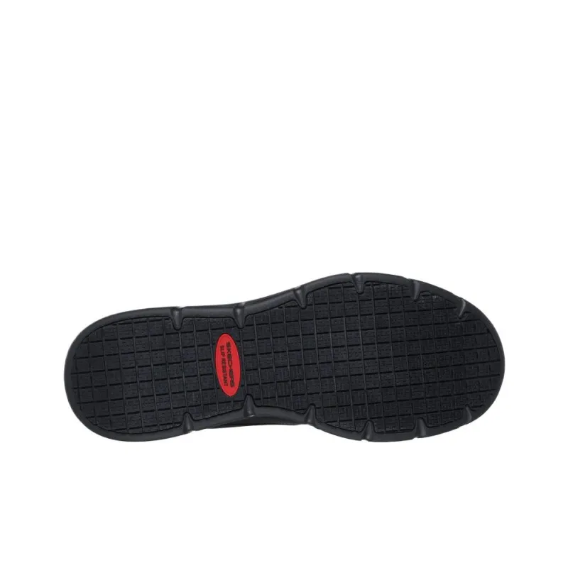 Skechers Wear resistant And Waterproof Low Top Casual Shoes Men's Black-4