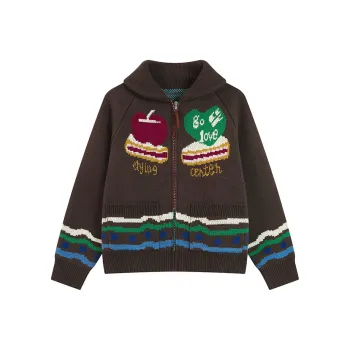 Crying Center Sweaters Unisex Brown