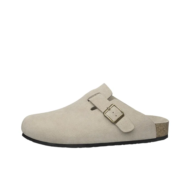VAEL Rubber Sole Quiet Abrasion Resistant Closed Toe Slippers Unisex-10