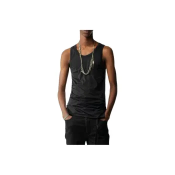 Ann Demeulemeester Dirk Tank Top Tank Tops Men's Black